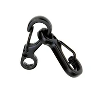 

Mini SF Carabiner Clips Spring Hanging Buckle with Metal Spring Wiregate Guard Hook Paracord Tactical Survival Gear