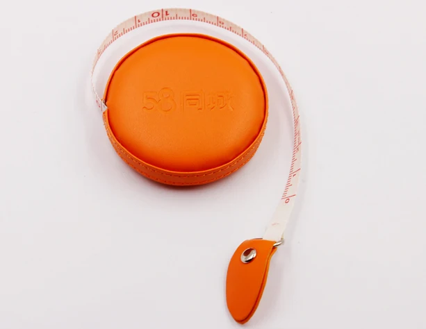 Clothing Tailoring Sewing Quilting Fabric Tape Measure Pink Leather 1.5m//60 Measuring Tape Retractable with Soft Leatherette Case Metric Imperial Tape Measure for Measuring The Body