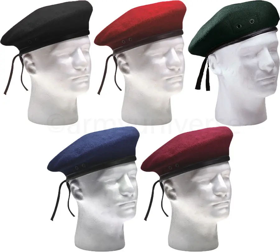 inspection ready wool green military french beret