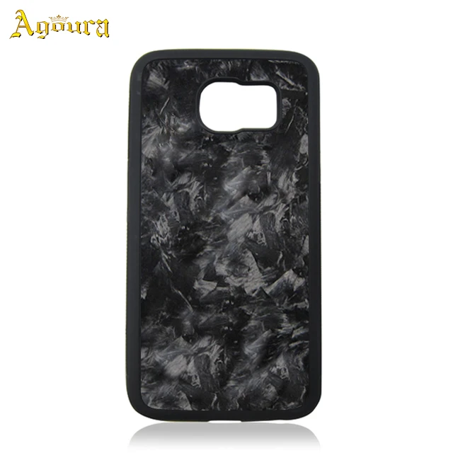 

Real Forged Carbon Fiber Mobile Phone Case for Samsung S6, Black