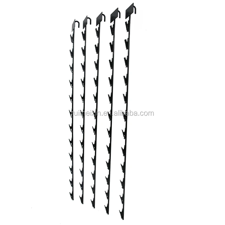 Retail Hanging Snack Rack Potato Chips Clip Strip Metal Hanging Display