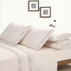 KOSMOS Wholesale Embroidery 4pcs -latest bed sheet designs fitted bed sheet