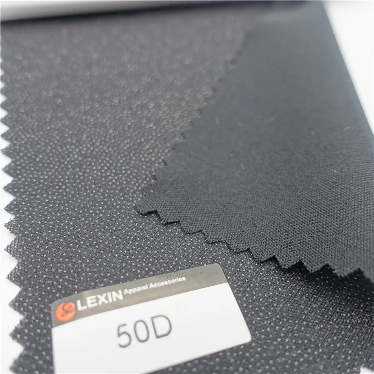 30d Light Weight Woven Fusible Interlining/interfacing Fabric For