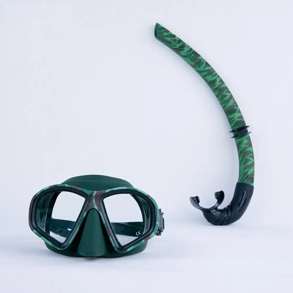 
Freediving Snorkel Mask- Camo Series / Wholesale High Quality Scuba Snorkel Mask Set / Swimming Snorkel / Hot Sale For Diving 