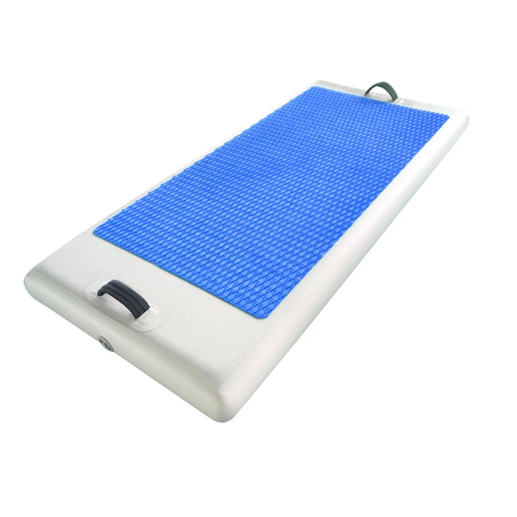 
Inflatable water yoga mat air track mattress gymnastics mat on water fitness floating rubber yoga mat 