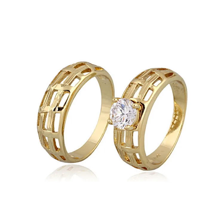 

10701 Xuping Latest design 14k gold color fashion wedding ring