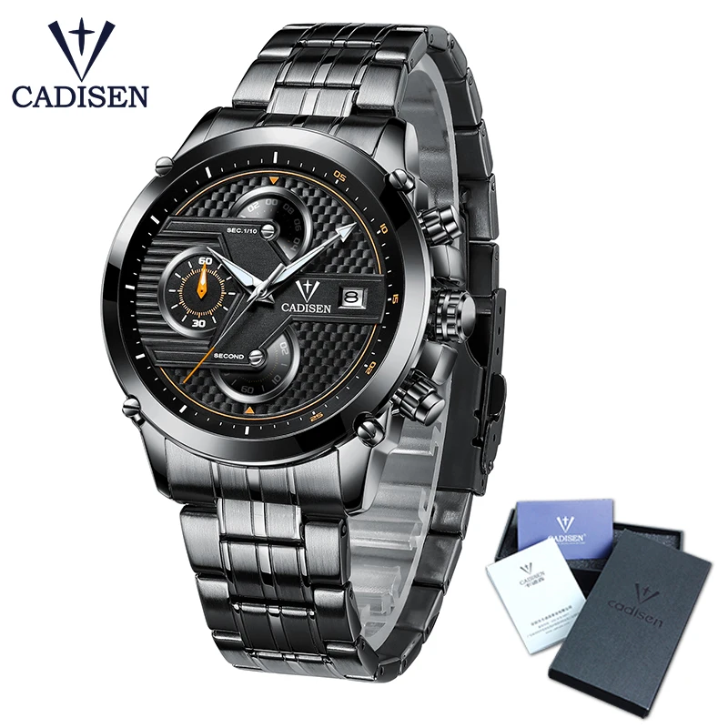 

CADISEN Watch Top Brand Luxury Fashion Mens Quartz Military Army Watch Sports Casual Waterproof Quartz Wristwatches Relogio, 6 colors