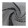 Factory wholesale black fishnet stockings material 100% polyester net tricot garment mesh fabric by the yard