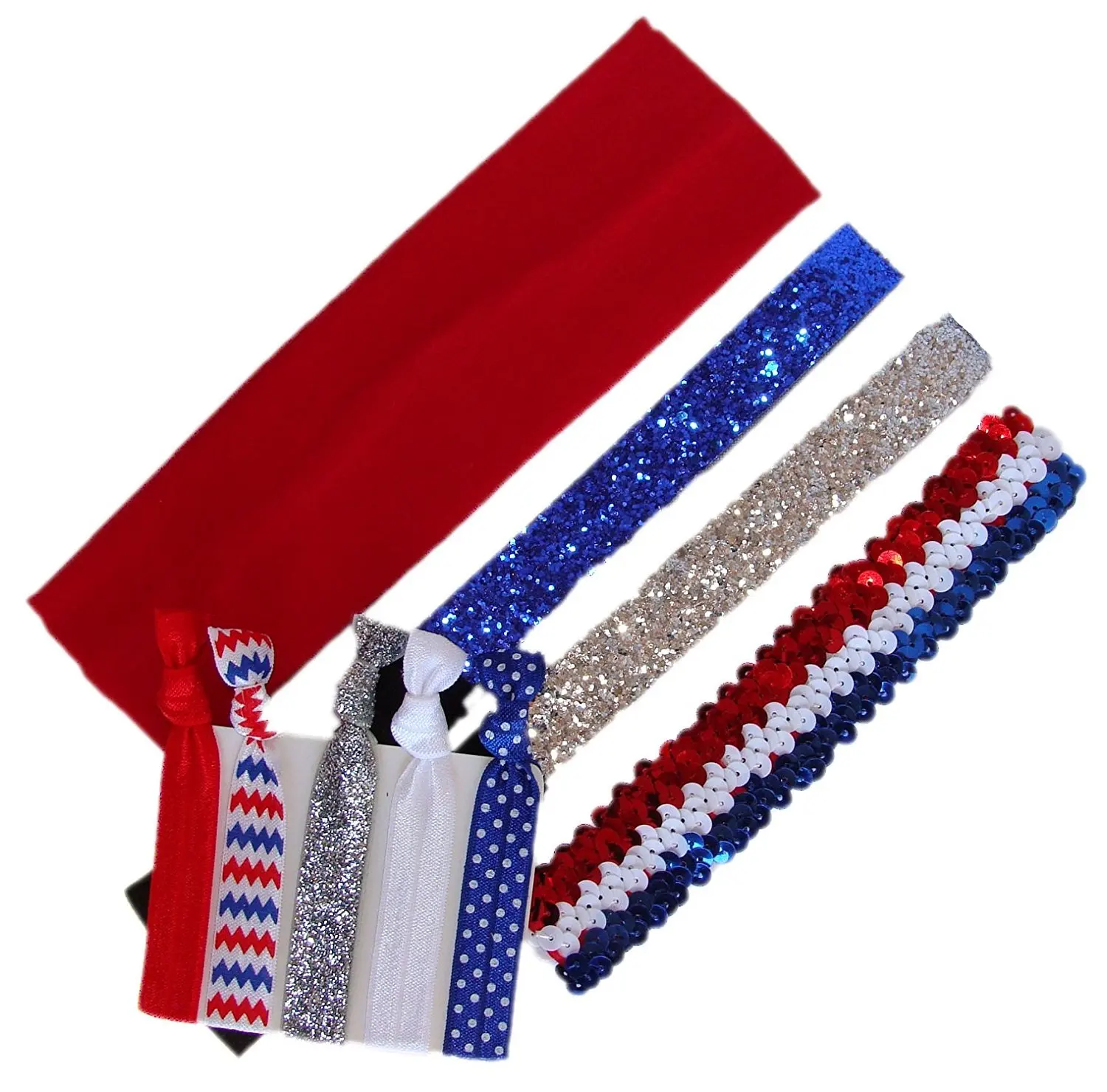 Buy Elastic Stretch Headband Set Glitter Sequin Cotton