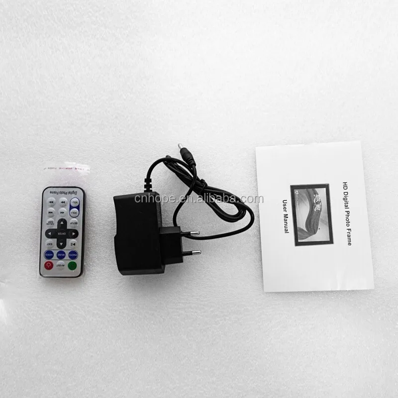 7 Inch Large Size Rechargeable Battery Wall Clock Digital Photo Frame