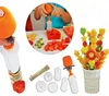Plastic Vegetable Fruit Shape Cutter Slicer Veggie Food Chef Snack Maker Cake Decorator Cooking Creative Kitchen Pop Tools