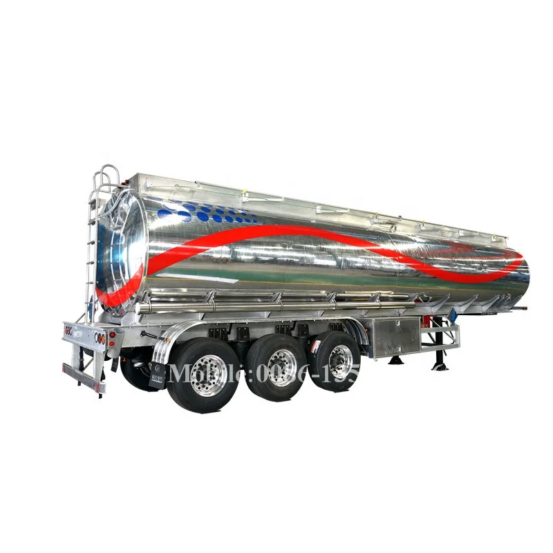 

SASO 2288 Saber Certification 42000Liters Aluminum Fuel Tank Trailer