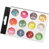 Cheap price 2.5g jar packing nail glitter decoration nail art shell flakes