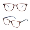 BOA1018 hign quality new design dark brown square optical glass frame