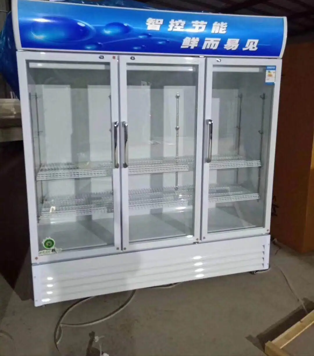3 Door Used Beverage Cooler Glass Door Fridge Display Cooler Buy