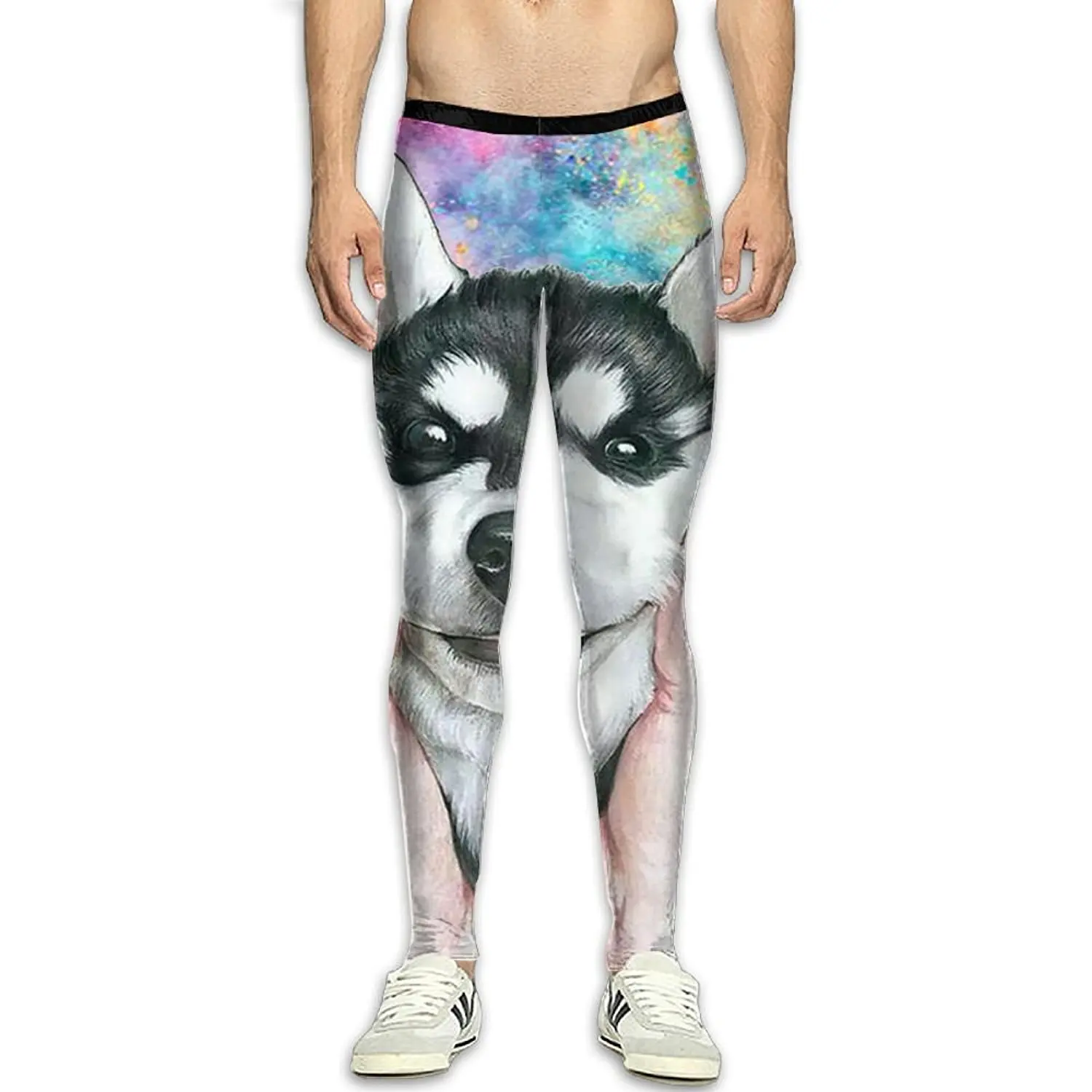 Fri Siberian Husky Dog Compression Pants/Running Tights Baselayer Pants