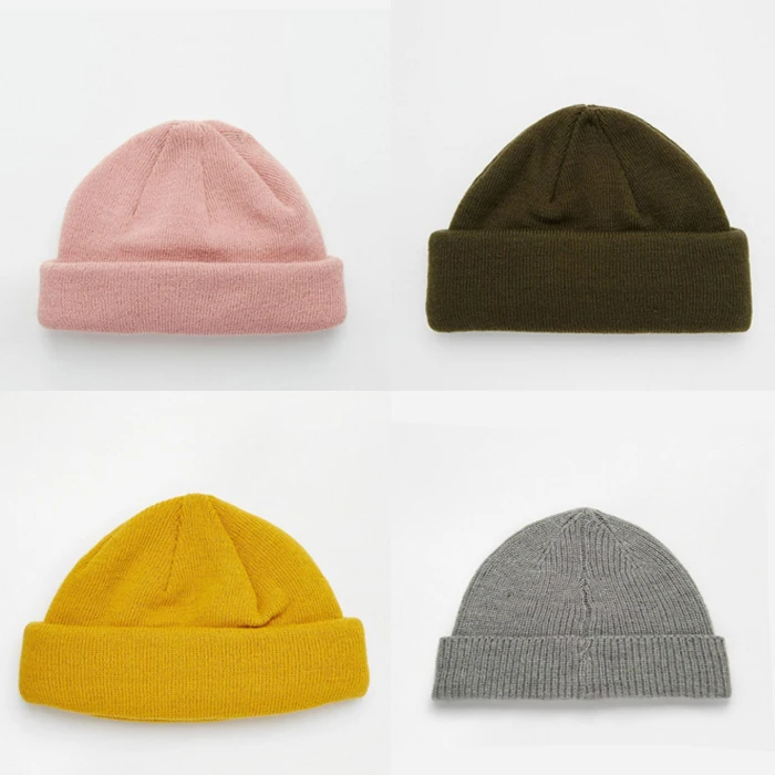 The Gorras Beanie Blank Yellow Custom 