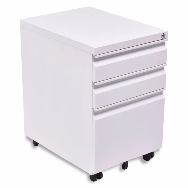 White Color Nice Looking Small Office Storage Furniture Mini
