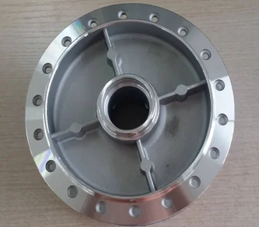 Aluminum FURY rear wheel hub for Motorcycle