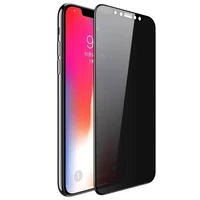 

3D 5D Full Coverage Black Tempered Glass Privacy Screen Protector for iphone 7 6 x xr xs max Anti Peeping Tempered Film