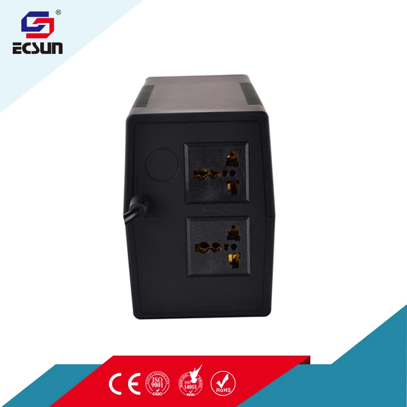 LCD Display 1 Hour Backup 12v Battery Charger 600W Line Interactive UPS