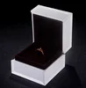 Fashion Luxury Wholesale Cheap Cotton Paper Cardboard jewelry showcase Box for Ring velvet stand display