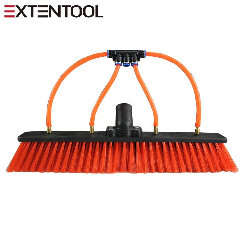 
Extentool 24FT water fed extension pole with brush for window washing cleaning with 7.2 meters telescopic 