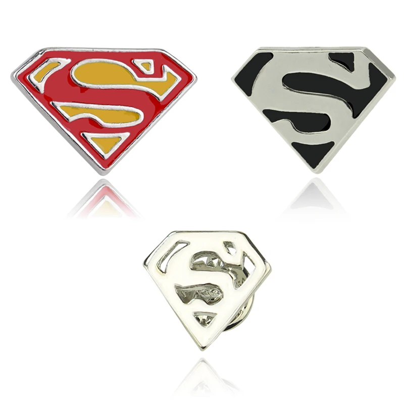 

DC Comic Superhero S Logo Metal Badge Brooch Pin