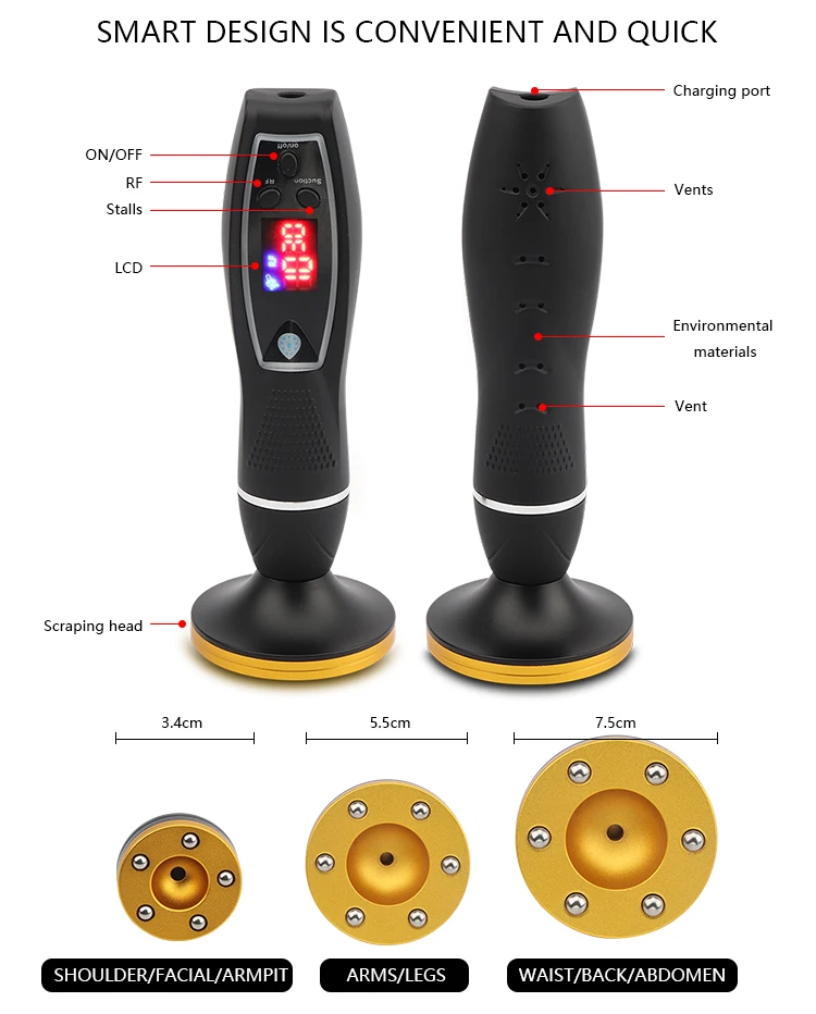 Scraping Treatment Instruments Electronic Massage Device Dredge