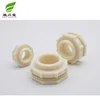 Shengchuanbao 1.5" DN40 50MM ABS PVC plastic tank female male inlet outlet fittings /bulkhead tank tower union fittings