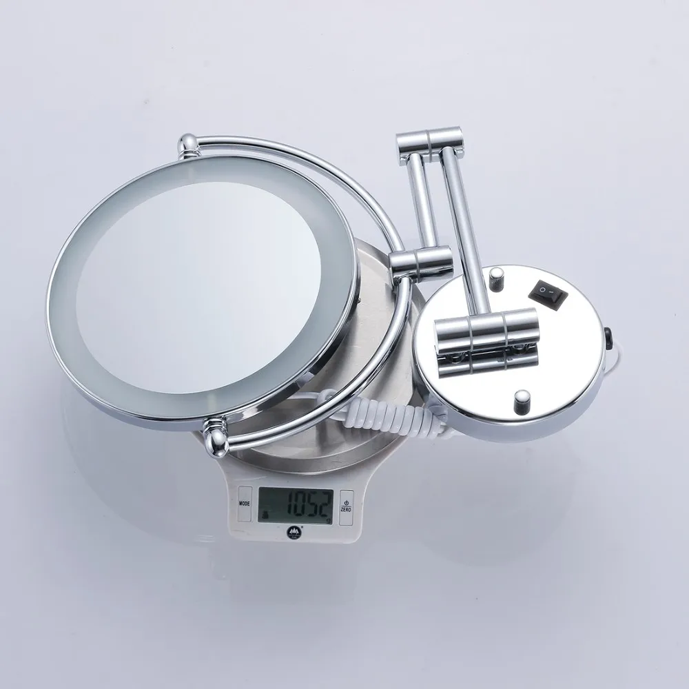 Fapully HIGH QUALITY METAL  LED WALL MOUNTED MAKEUP MIRROR