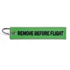 Distributor personality strip key tag green embroidered logo fabric keyring remove racing luggage key tag with custom name