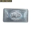Free sample us coin 1 oz 999 Fine Niobium Buffalo antique bars