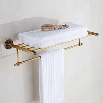 Fapully Antique Br Bathroom Towel Shelf Bath Rack Fapully Antique Br Bathroom Towel