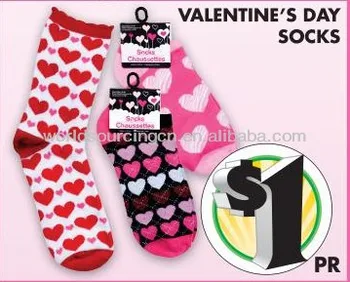 valentines day happy socks