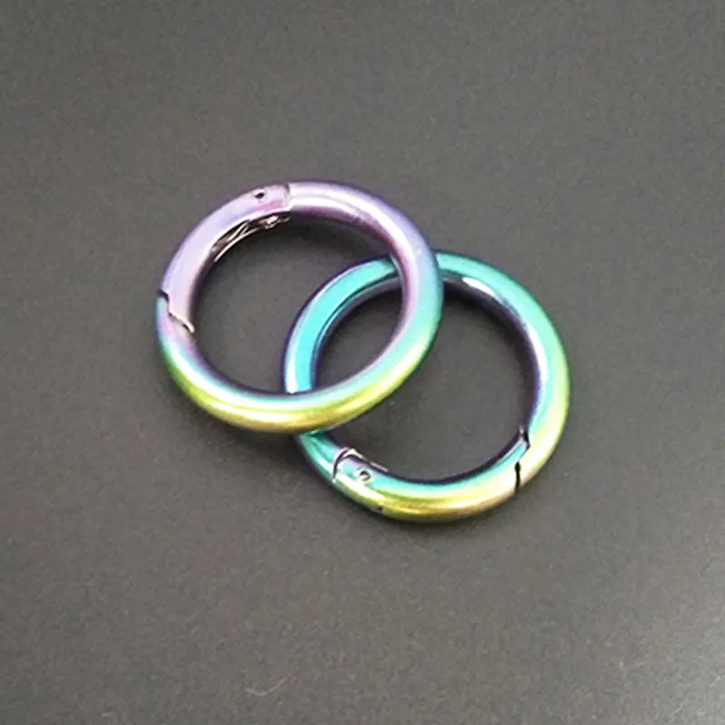Alloy Carabiner Colorful Handbag Adjustable Strap O Ring Copper Metal