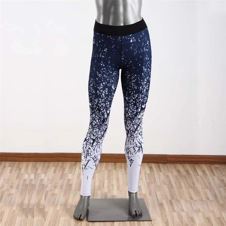 Wholesale Hot Selling Printed Sports Stretch Tight Gym Women Leggings