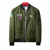 

Custom Logo Embroidered Military Men Bomber Jaket