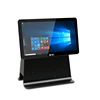 Hot selling 14.1 inch all in one touch screen cash register windows pos with embedded MSR