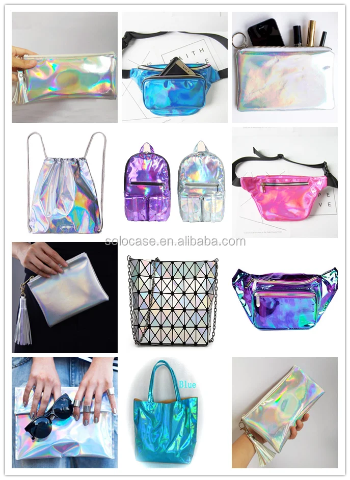 holographic clutch bolsa