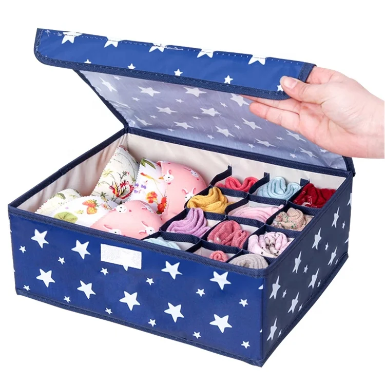 

Hot Selling Cheap Price Fabric Underwear Storage Box Dividers, Customized