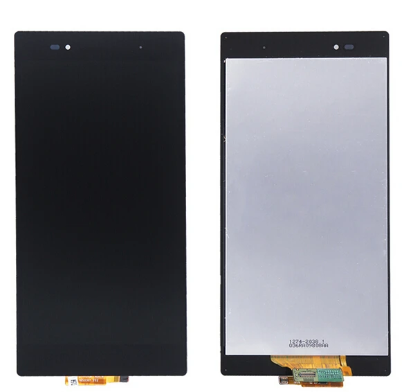 

Mobile Phone Spare Parts For Sony for Xperia Z Ultra LTE XL39H XL39 C6802 C6833 Lcd Touch Screen Digitizer Assembly black, Black/white