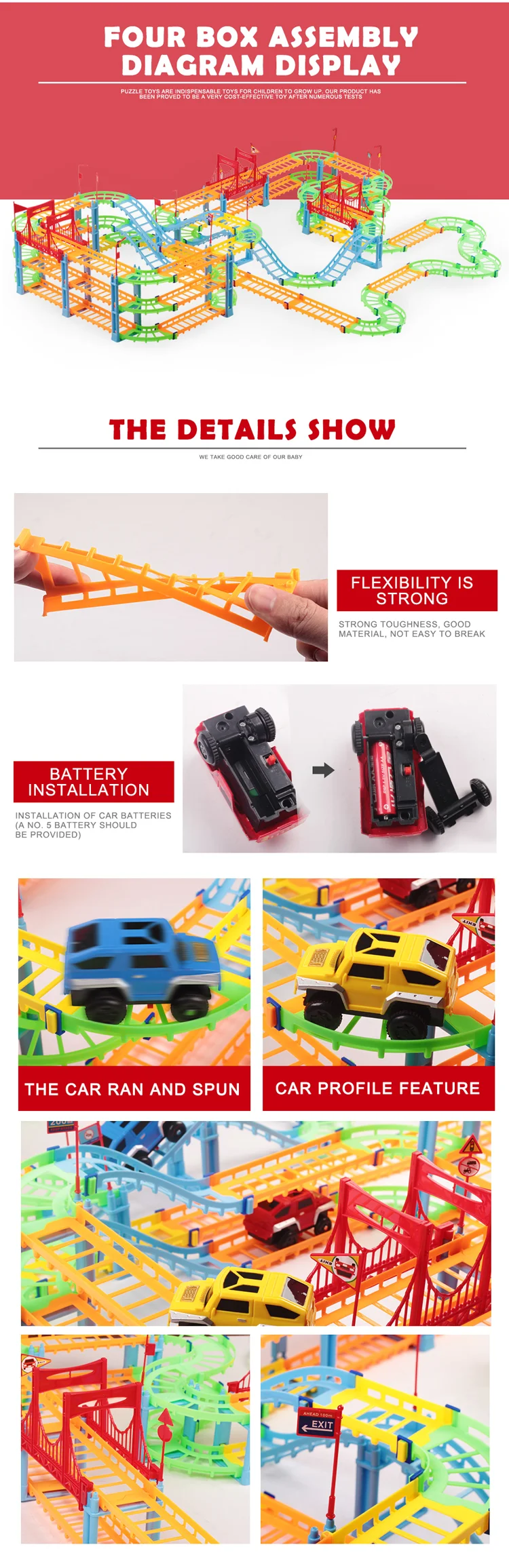 Diy Assembly Electric Plastic Track Toy Car For Wholesale Buy Plastic