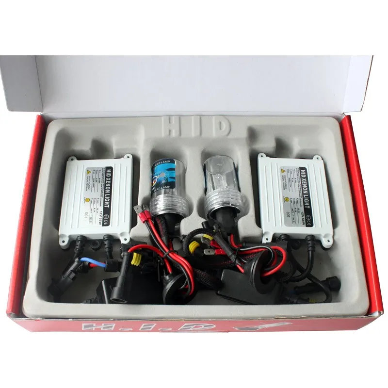 6000k Super Bright H4 Bixenon Hid Kits 35w 55w 75w 100w Slim Ballast