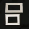 Indian switch touch cover plates frame bevel glass cnc custom oem switch wall glass socket panel clear glass