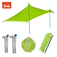 

Sunshade Beach Lycra Tent Waterproof Beach Tent Beach Sunshade with Sand Bags