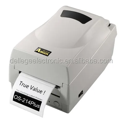 

Cheap Portable Desktop Argox-os 214 plus 203dpi Direct Thermal/Thermal Transfer Barcode Label Printer