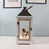 Snow Man in Christmas LED Lantern Box for Xmas Indoor Decor Party/Wedding/Birthday/Anniversary Decoration Lanterns