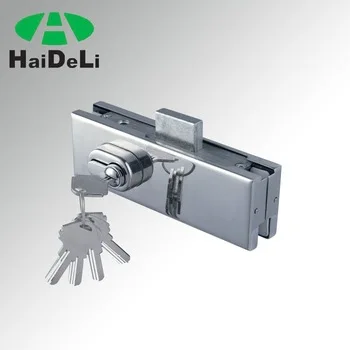 glass door patch lock