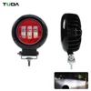 Round Side Work Driving 4.7inch Mini Red Black Led Waterproof Lights Auto Accessories LED Temporary Work Light